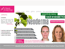 Tablet Screenshot of beautyprestige.pl